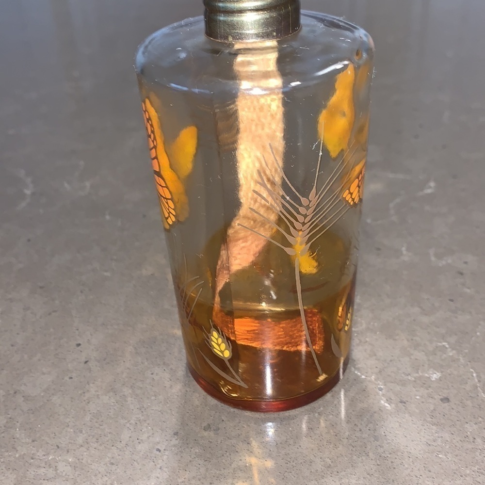 Vtg Lamplight Farms Glass Butterfly Oil Lamp 10” - Picture 5 of 10